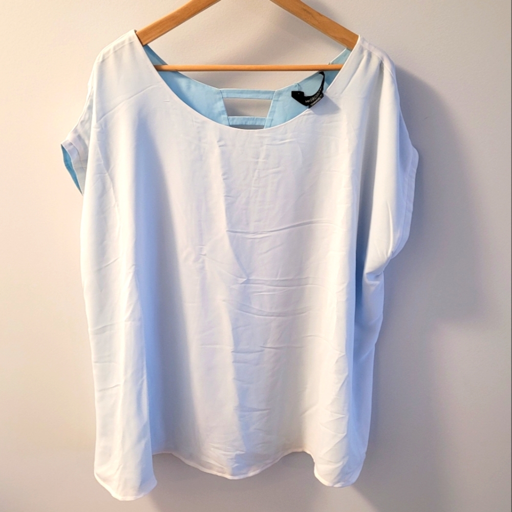 Sz 20 Women's reversible Michel Studio blouse